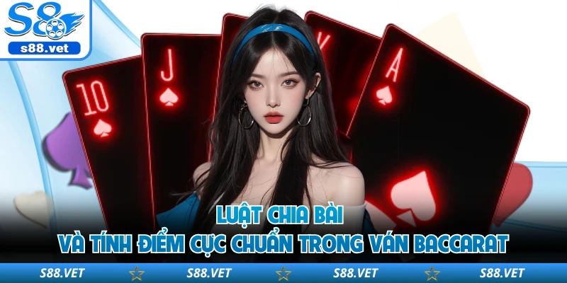 Luật chia bài và tính điểm cực chuẩn trong ván baccarat